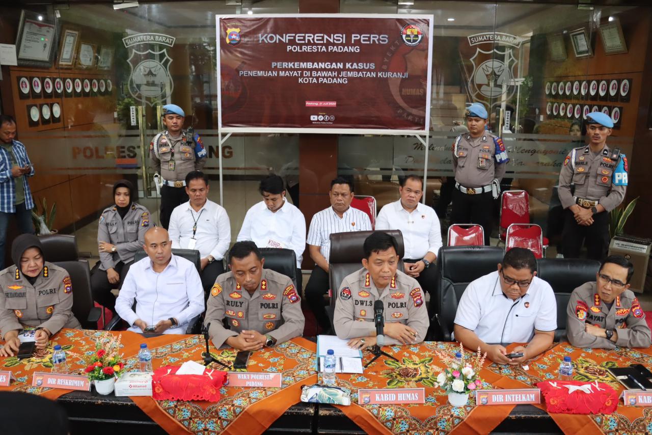 Perkembangan Kasus Penemuan Mayat di bawah Jembatan Kuranji Padang, Ini Penjelasan pihak Kepolisian  